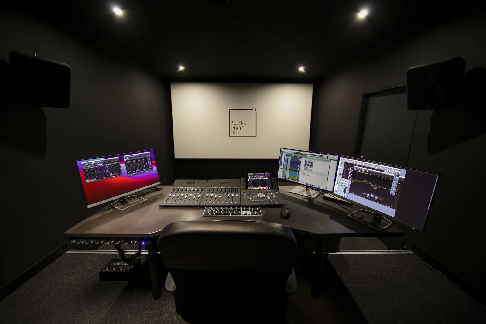 Auditorium de mixage cinéma 7.1