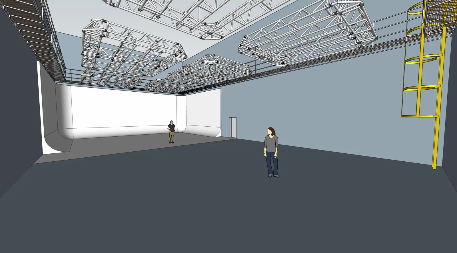 Vue 3D du plateau