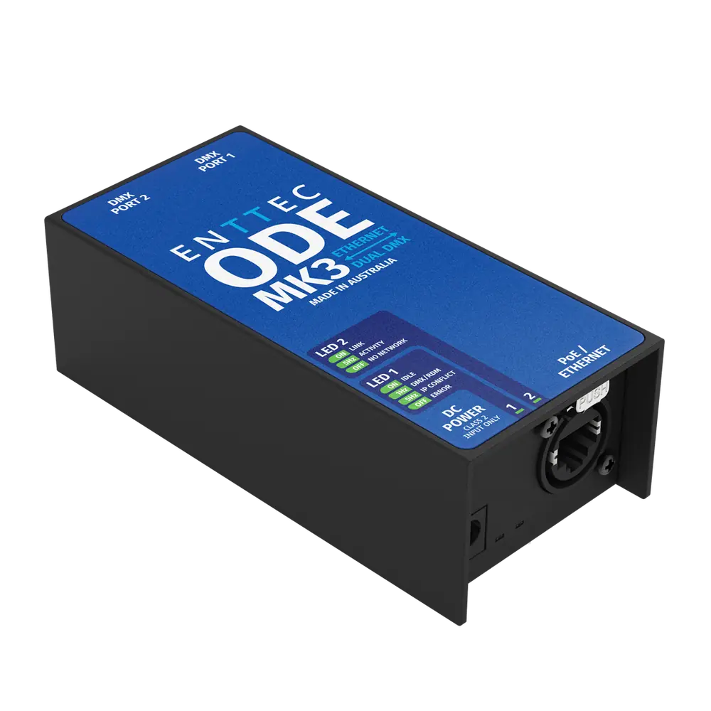 Enttec ODE Mk3 DMX ethernet