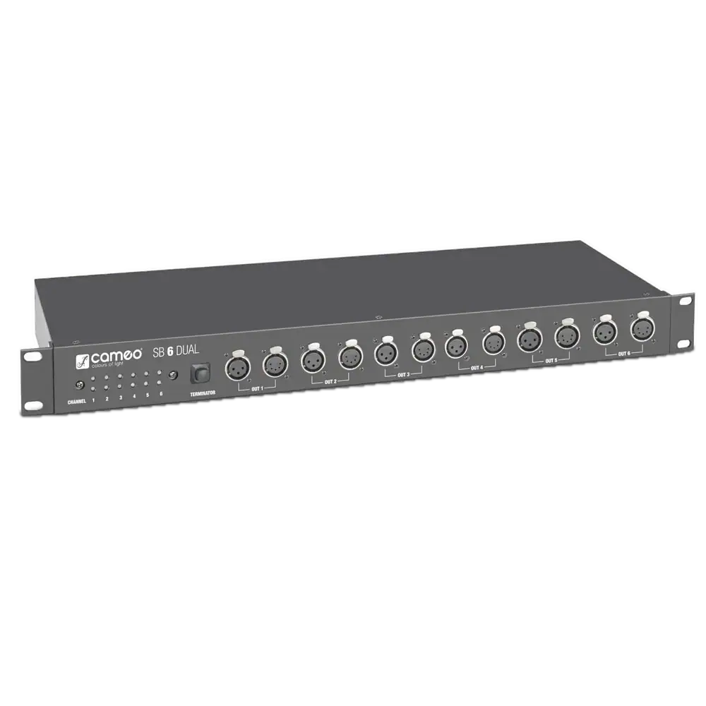 Cameo Splitter/Booster DMX SB 6 Dual
